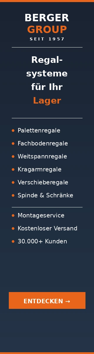 BERGER GROUP — Regalsysteme für Ihr Lager