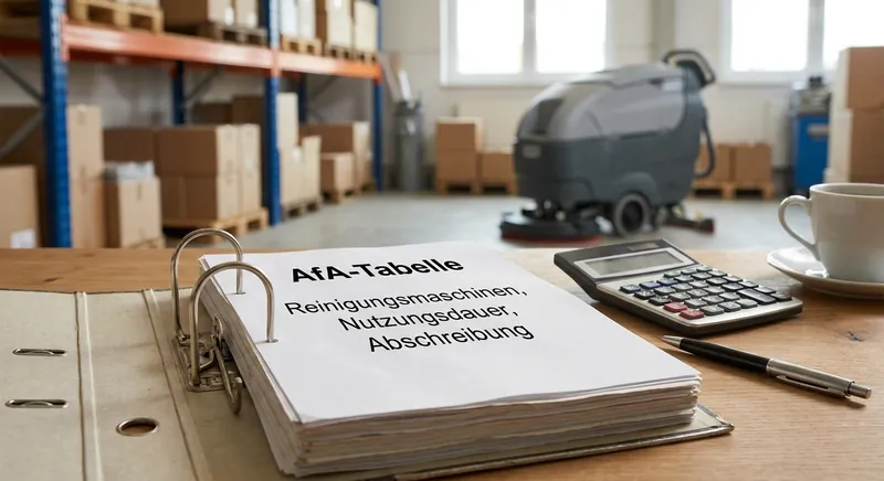 AfA-Tabelle Reinigungsmaschinen 2026 [Nutzungsdauer]
