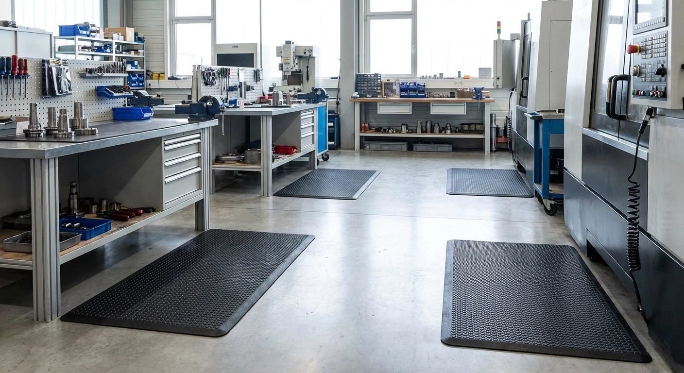 Anti-Ermüdungsmatten: Wirkung, Auswahl und Praxis für Werkstatt und Industrie