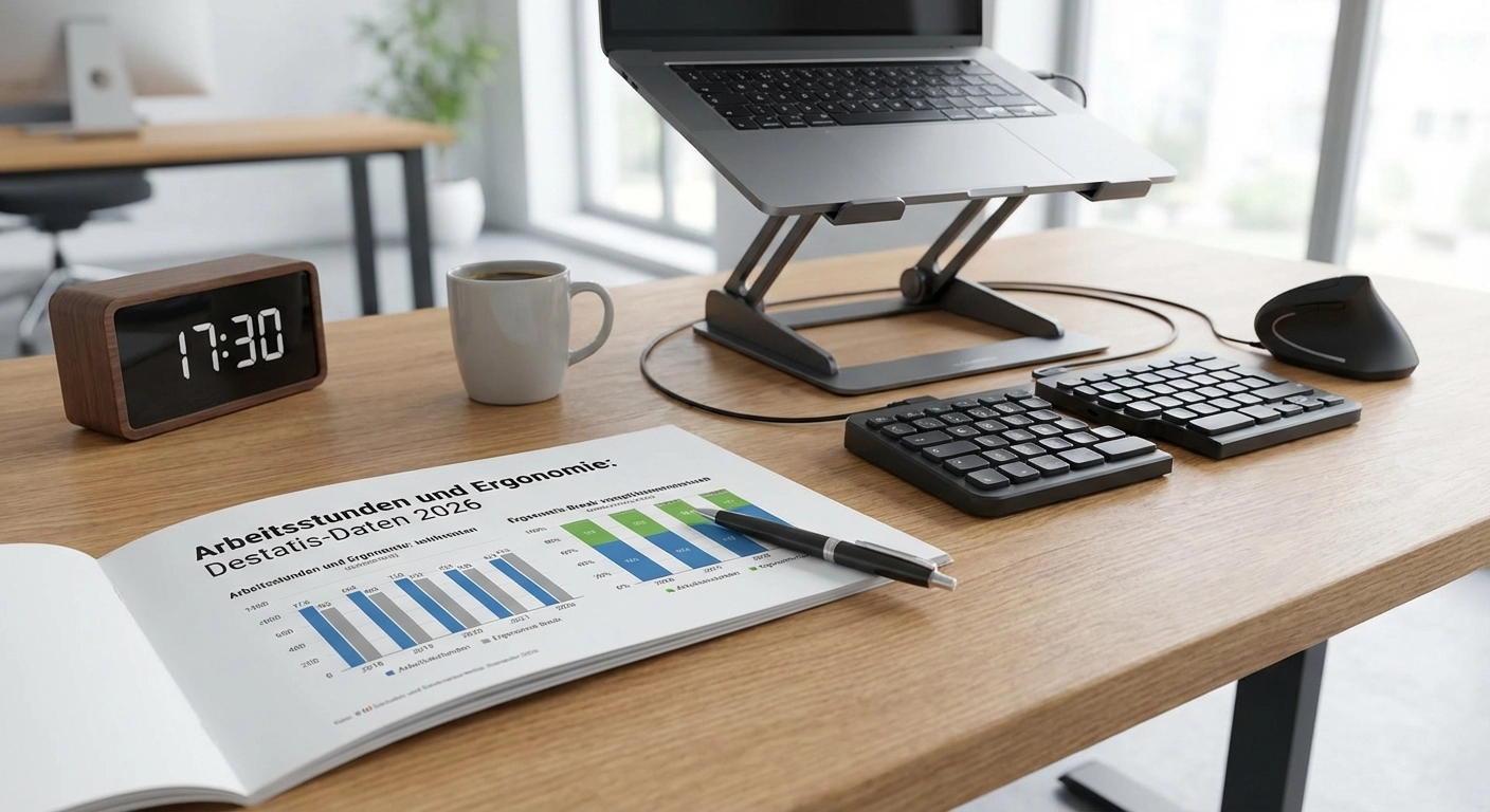 Arbeitsstunden und Ergonomie: Destatis-Daten 2026