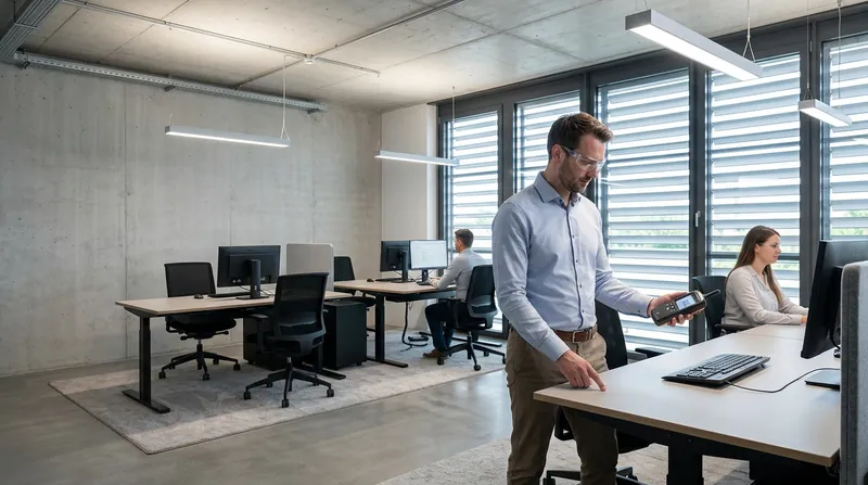 Beleuchtung am Arbeitsplatz 500 Lux und ASR A3.4