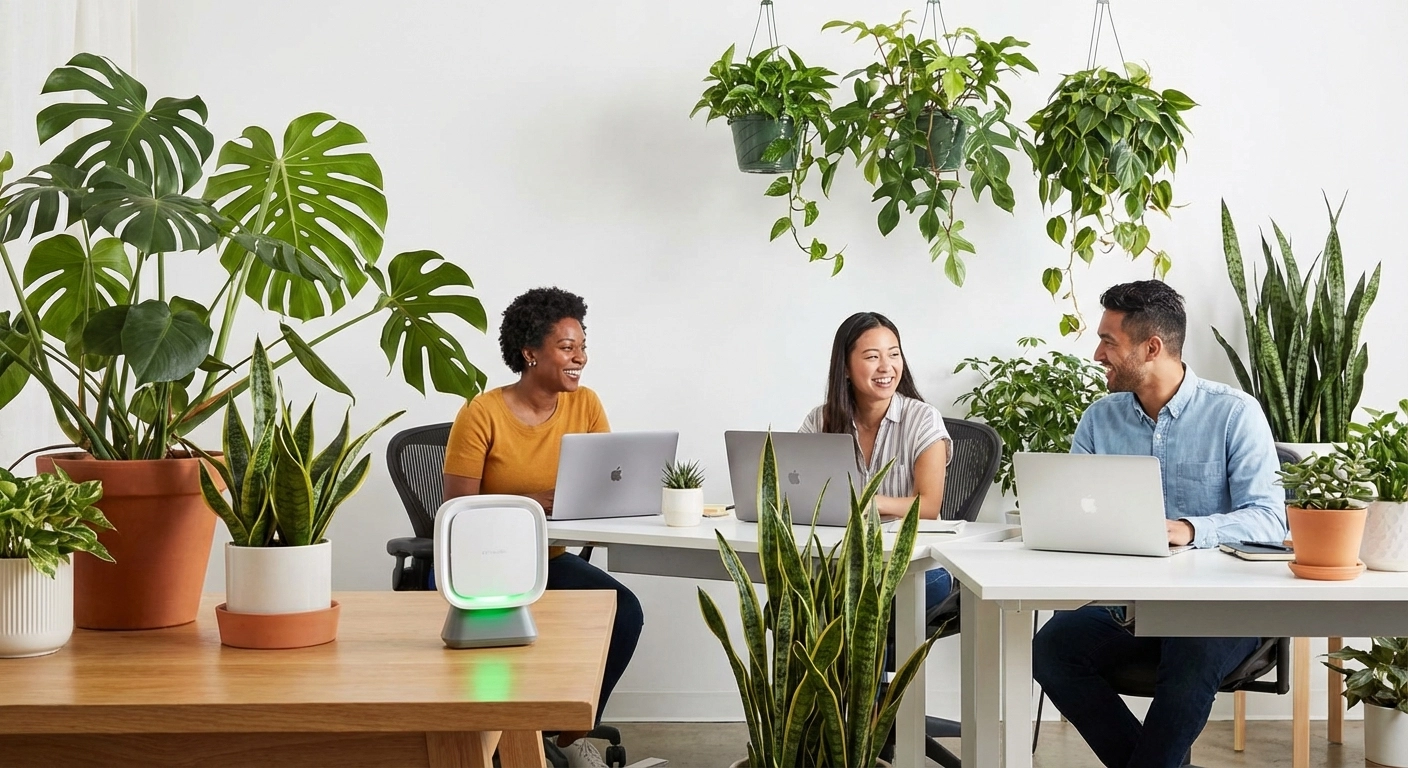 Büropflanzen 2026: Luftqualität, Produktivität & pflegeleichte Arten