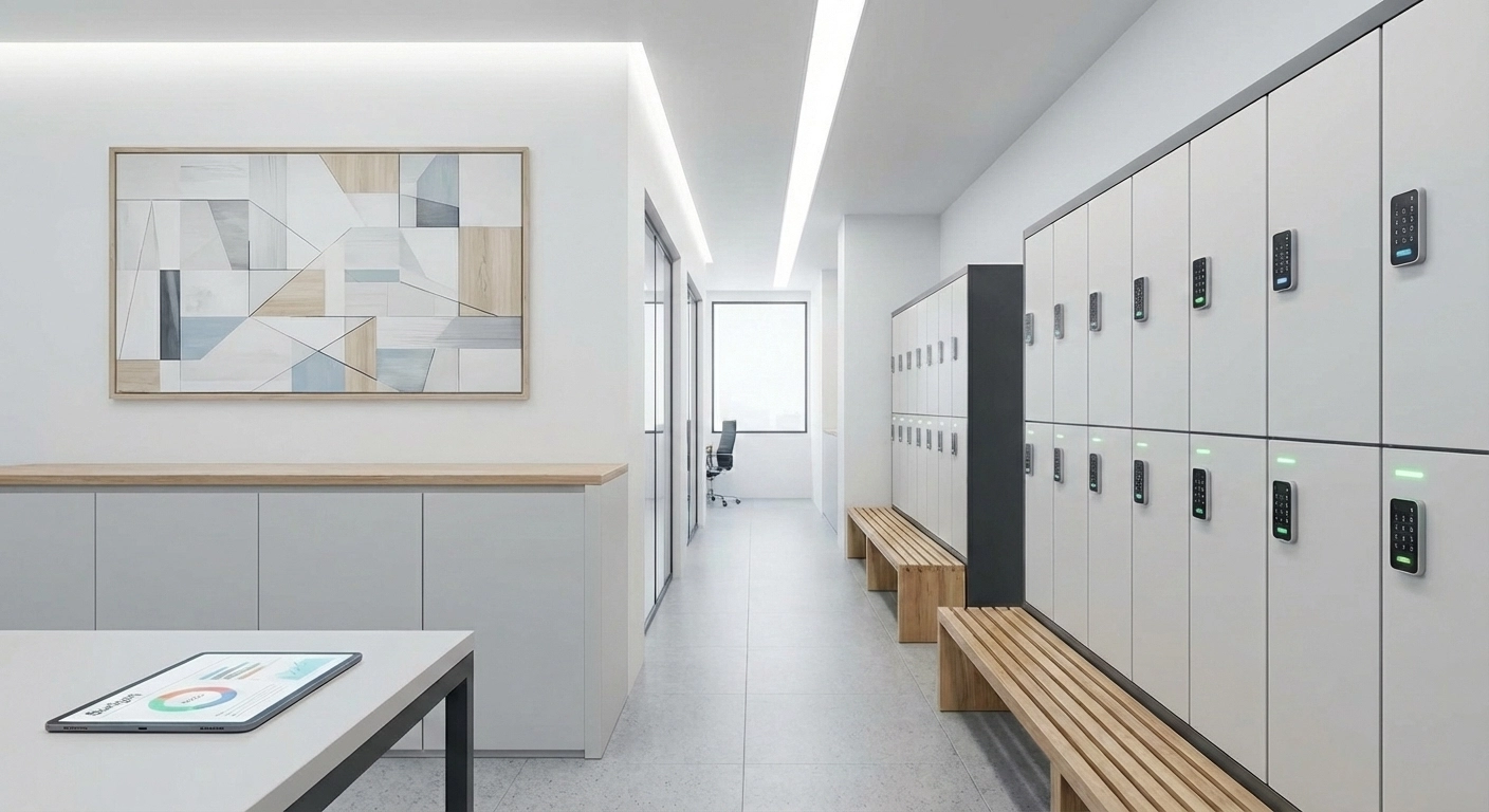 Desk Sharing und Spinde 2026: Locker-Typen, Kosten und Planungskennzahlen für flexible Büros