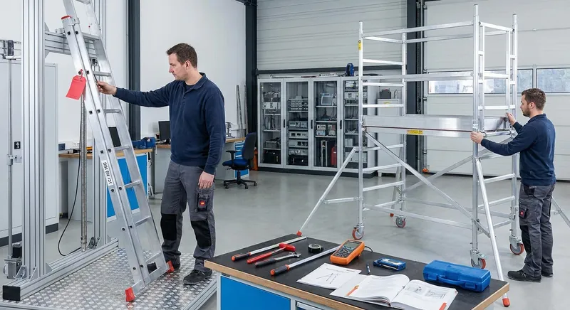 DIN EN 131 vs. DIN EN 1004: Welche Norm gilt für welches Steigsystem?