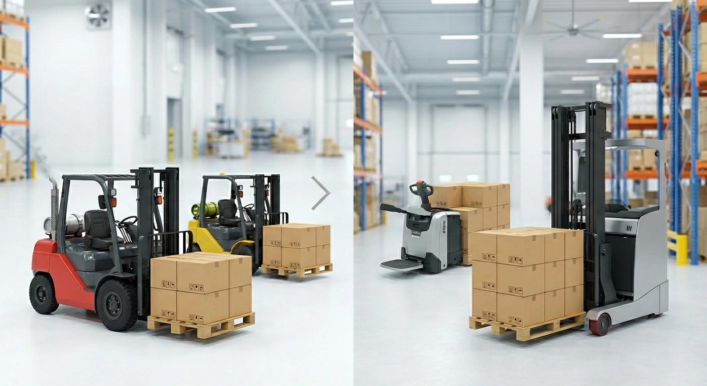 Elektrostapler vs. Diesel & Gas: TCO-Vergleich, Batterie-Technologie und Fördermöglichkeiten 2026