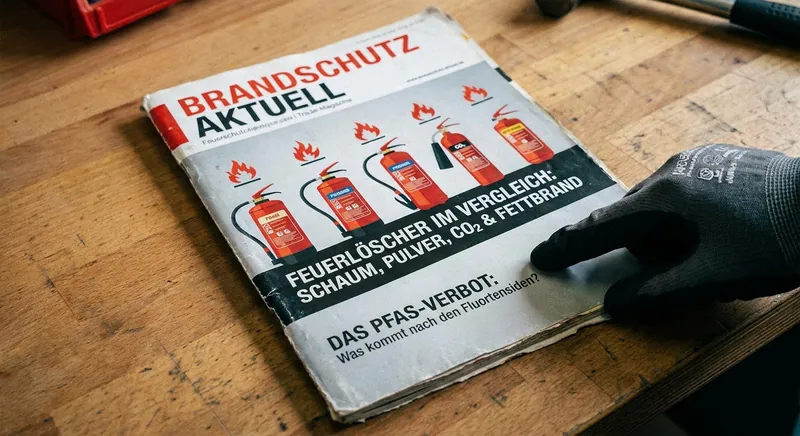 Feuerlöscher-Arten im Vergleich: Löschmittel, Brandklassen, PFAS-Frist
