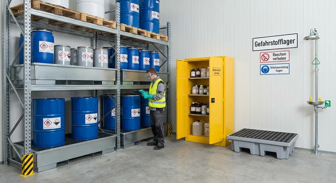 Gefahrstofflagerung nach TRGS 510: Was Betriebe beachten müssen