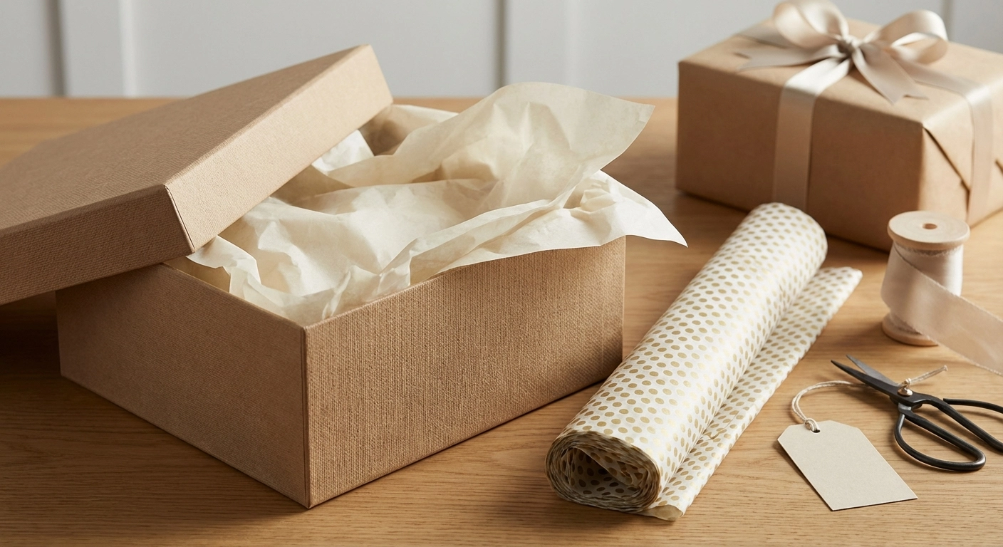 Geschenk- und Präsentverpackungen im B2B-Einsatz: Geschenkkartons, Seidenpapier, Schleifen und Veredelung