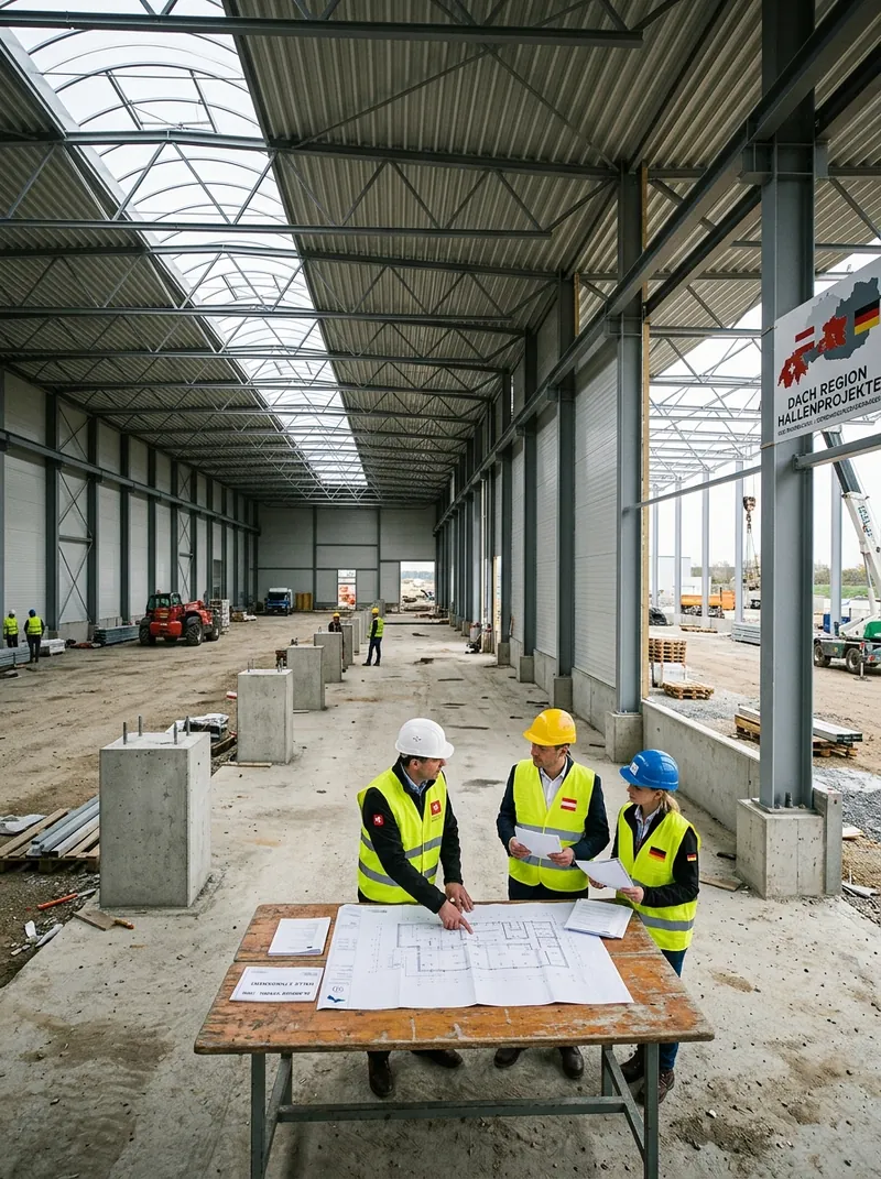 Hallenbau Österreich, Schweiz, Deutschland: Preise und Genehmigung im Vergleich