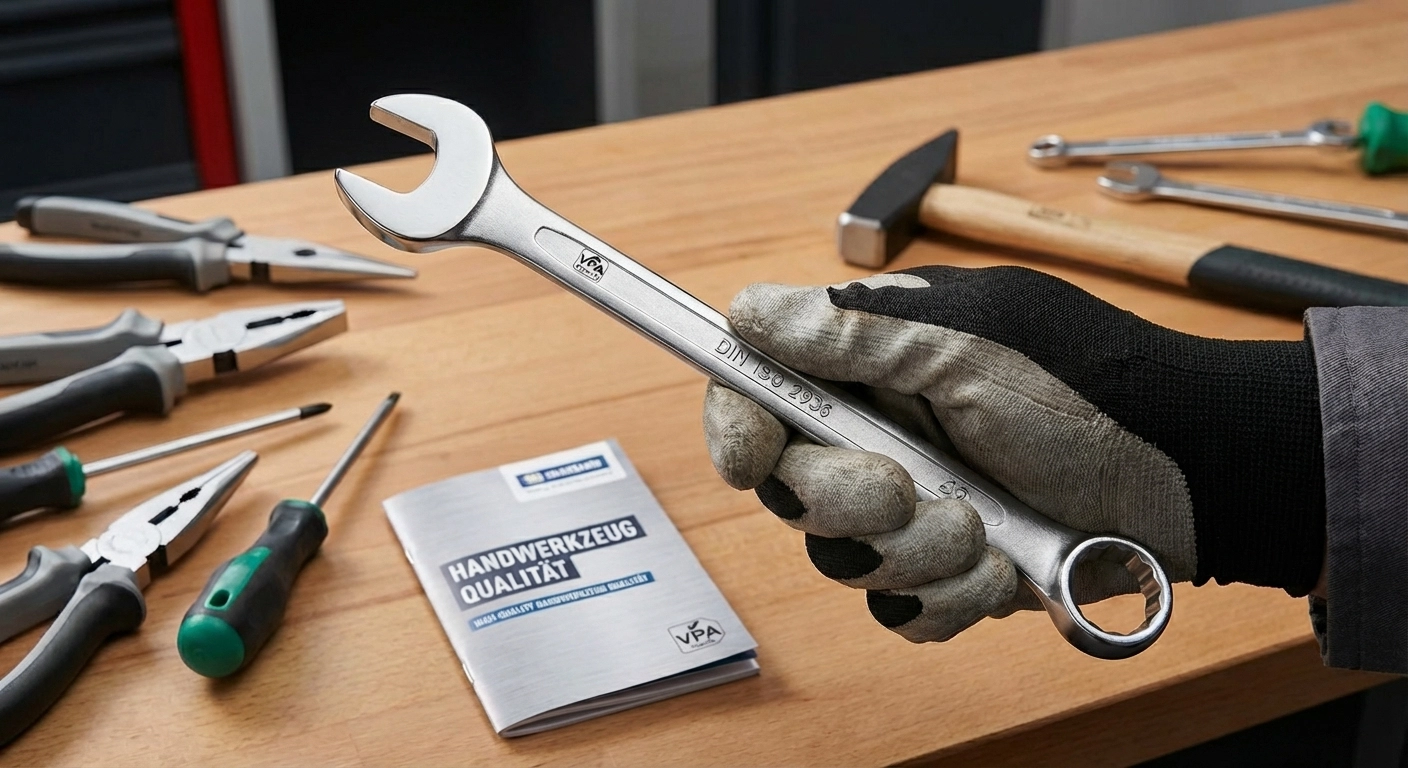 Handwerkzeug-Qualität erkennen 2026: VPA-Prüfzeichen, GS-Zeichen, DIN-Normen und Beschaffungskriterien