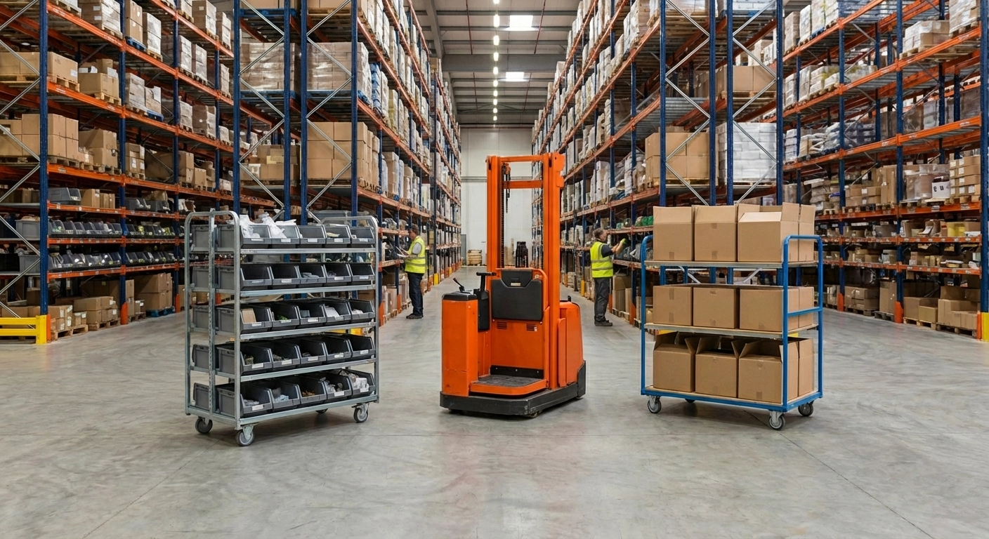 Kommissionierwagen im Vergleich: Effiziente Lösungen für die Logistik 2026