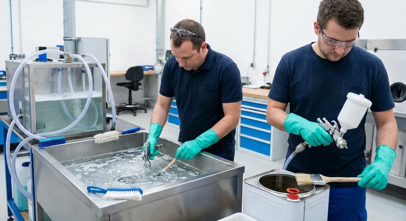 Lackierpistolen reinigen ohne Lösemittel: Systeme, Kosten und Praxis im Vergleich