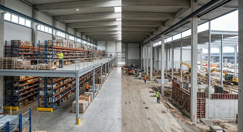 Lagerbühne statt Hallenanbau: Lagerkapazität verdoppeln für ein Zehntel der Neubaukosten