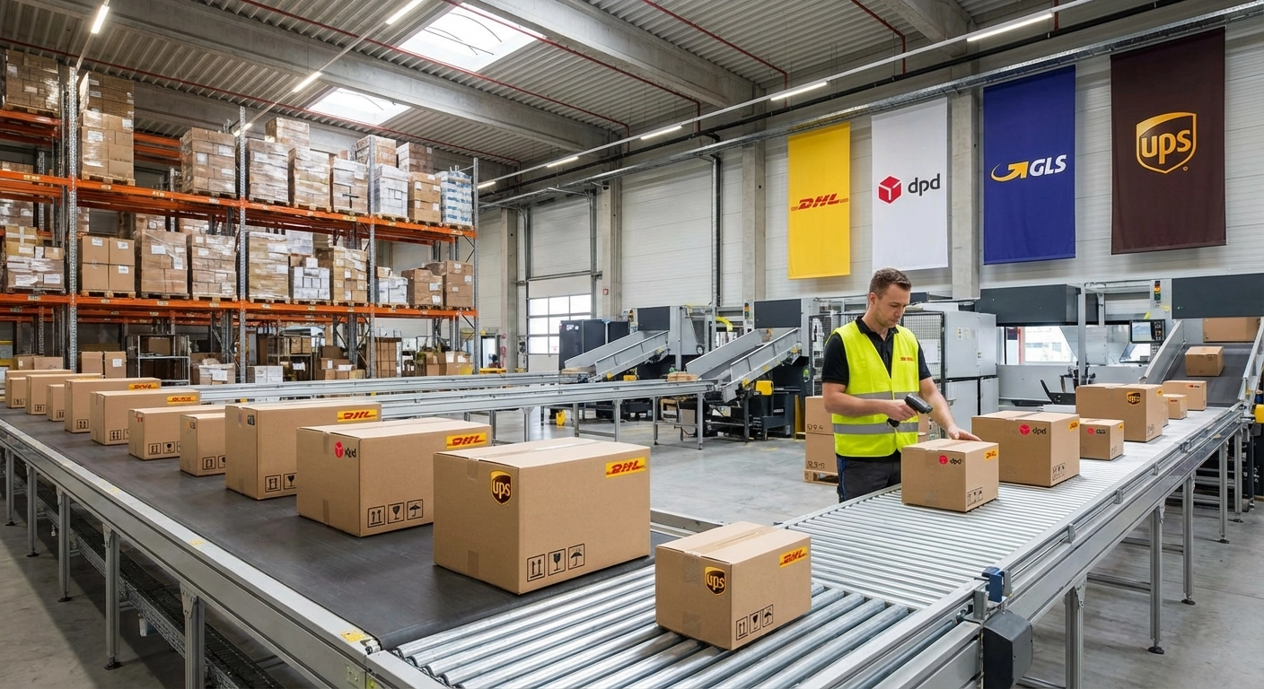 Postverpackungen optimieren 2026: Paketklassen, Gurtmaß und Portokosten bei DHL, DPD, GLS und UPS