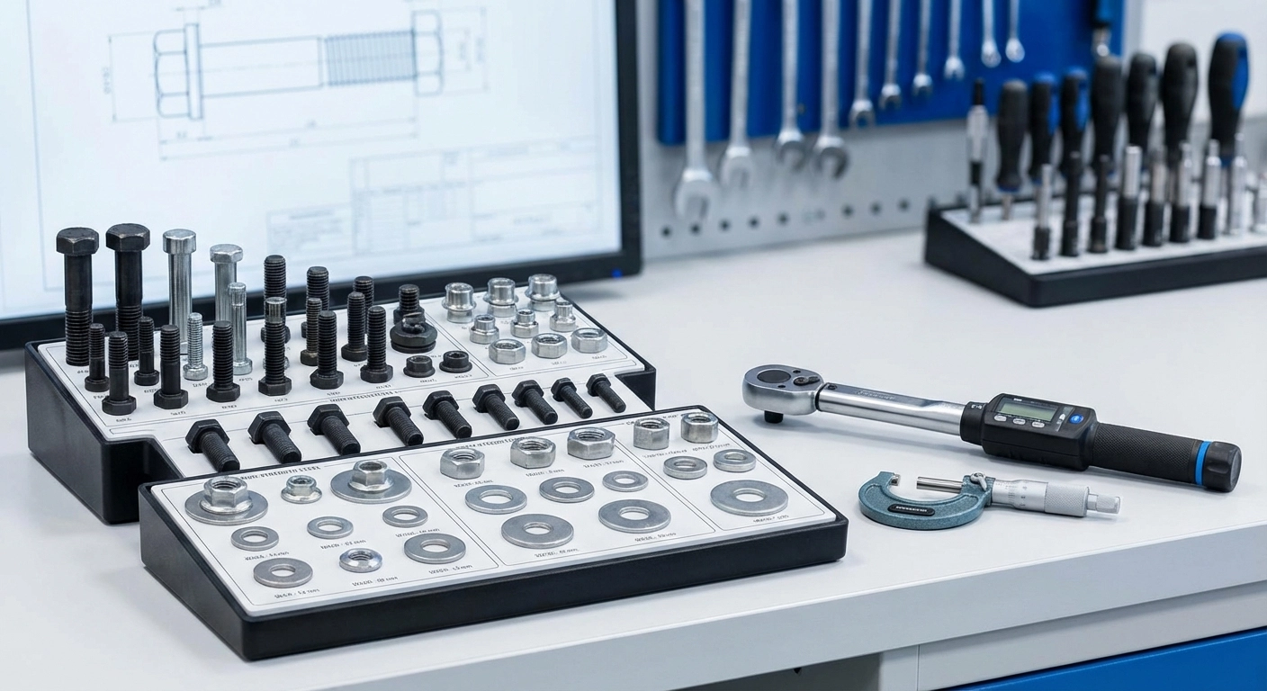 Schraubtechnik und Befestigungslösungen 2026: Festigkeitsklassen, Vorspannkraft, VDI 2230 und Schraubensicherung