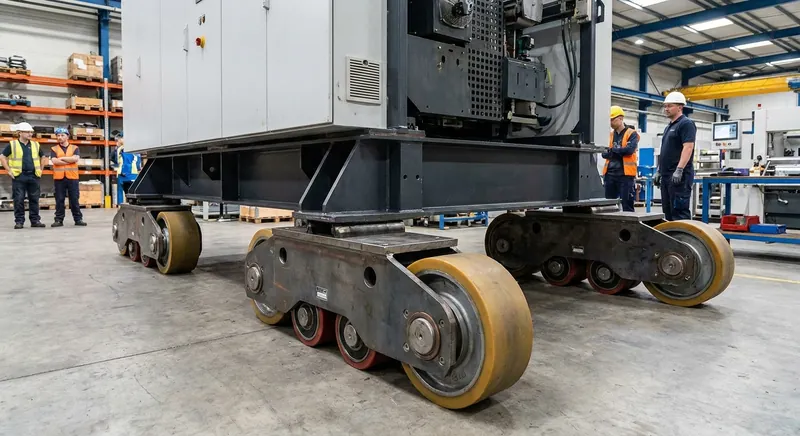 Schwerlastrollen für Maschinentransport: Auswahlkriterien ab 1.000 kg bis 50.000 kg