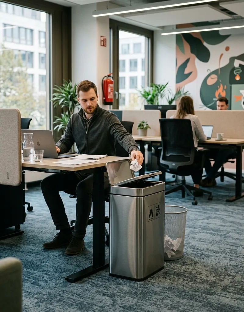 Sicherheitspapierkörbe im Büro: Wann sie wirklich schützen