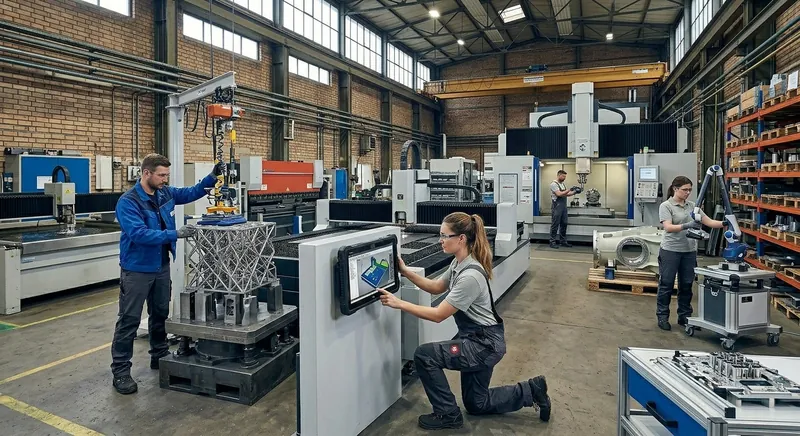 Stahl-Auffangwanne mit 200-Liter-Fässern, Gitterrost und sichtbarem Ü-Zeichen auf dem Wannenrand