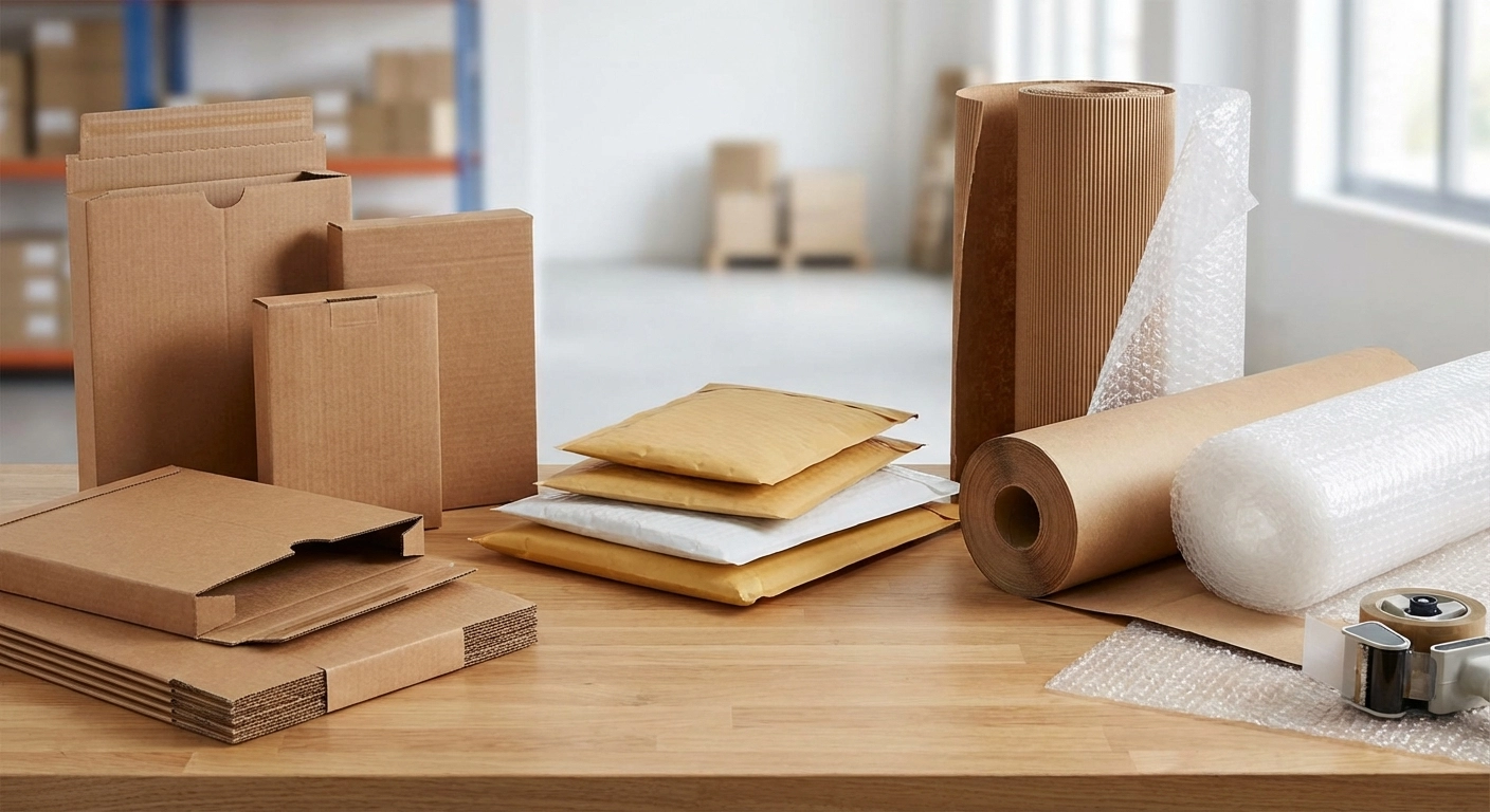 Versandtaschen und Buchverpackungen: Wellpappe, Luftpolster und Wickelverpackung im Vergleich