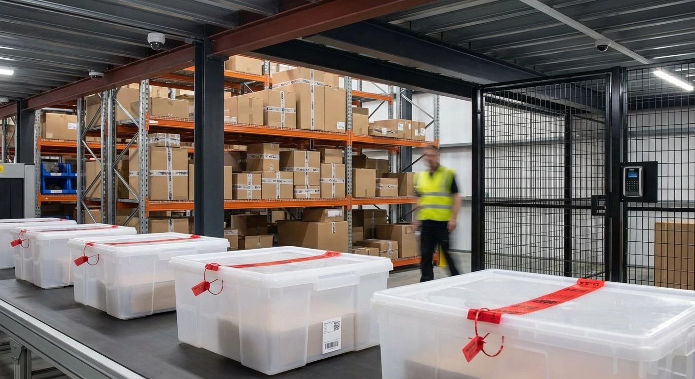 Warensicherung im E-Commerce-Lager: Diebstahlprävention und Manipulationsschutz